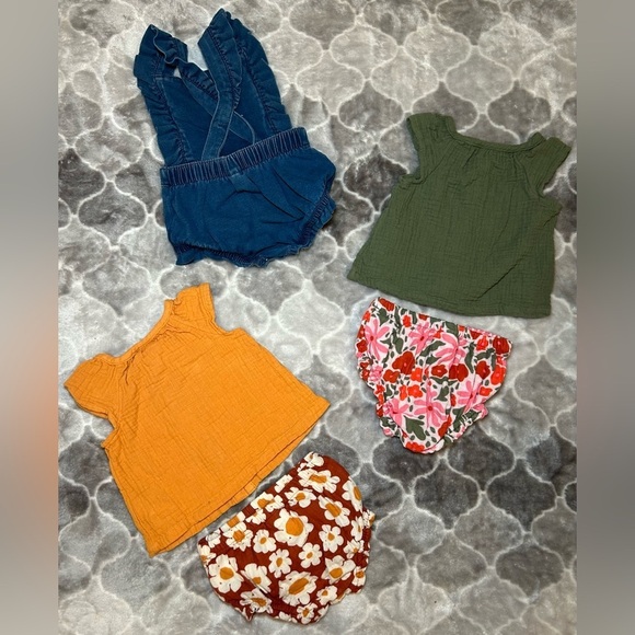 Cat & Jack 5 Piece Spring/Summer Bundle- Size 3-6M - Picture 3 of 10